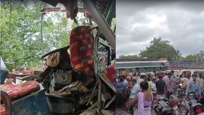 Raigarh Bus Accident: धरमजयगढ़ में बस और ट्रक की जोरदार भिड़ंत, 20-30 यात्री घायल; ड्राइवर गंभीर