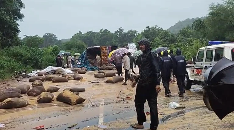 Road Accident: मरकाटोला घाट में DJ वाहन को ट्रक ने मारी टक्कर, 5 युवकों की मौत; 5 घायल