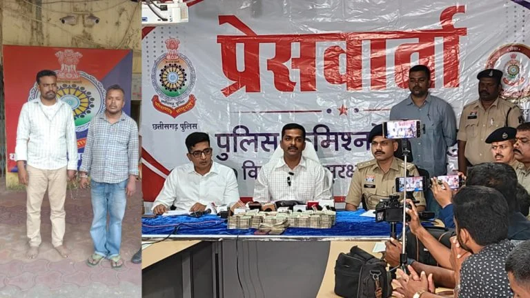 Crime Update: रायपुर में 53 लाख रुपये की उठाईगिरी का खुलासा, दो आरोपी गिरफ्तार