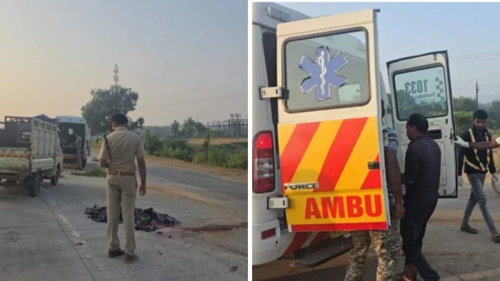 दशहरा मेला देखकर लौट रहे दो किशोरों की दर्दनाक सड़क हादसे में मौत, अंबिकापुर-सीतापुर नेशनल हाईवे पर ट्रेलर ने मोपेड को रौंदा