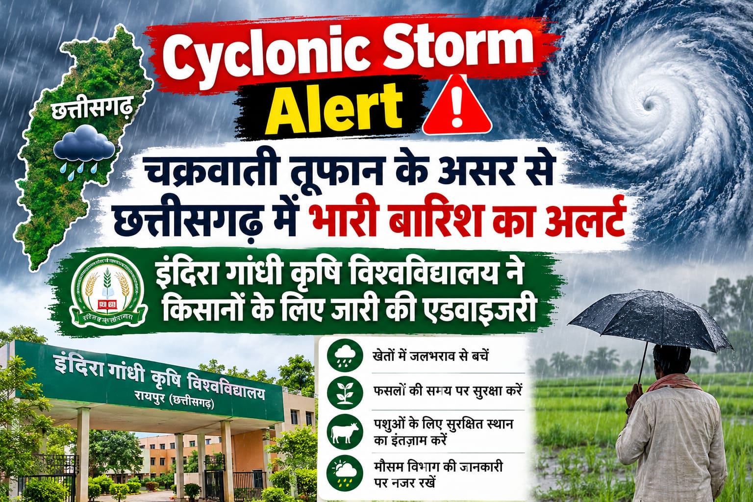 Cyclone Arnab Alert: संभावित चक्रवात 'अर्नब' को लेकर कैबिनेट सचिव ने की उच्चस्तरीय बैठक, छत्तीसगढ़ में भी व्यापक तैयारियां शुरू