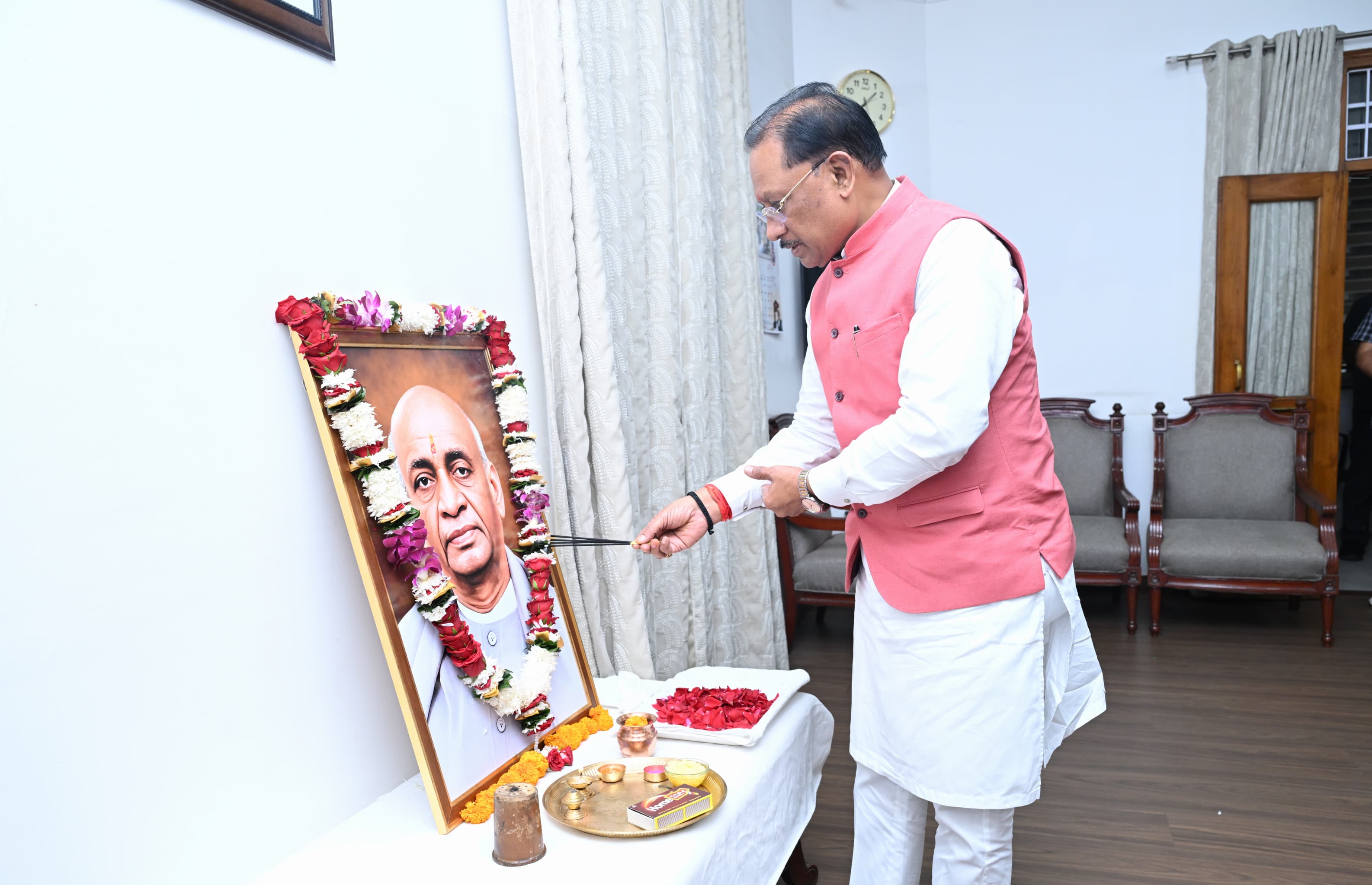 National Unity Day 2026 : मुख्यमंत्री विष्णु देव साय ने लौह पुरुष सरदार वल्लभभाई पटेल की जयंती पर किया नमन, देश की एकता और अखंडता के लिए उनके योगदान को किया याद